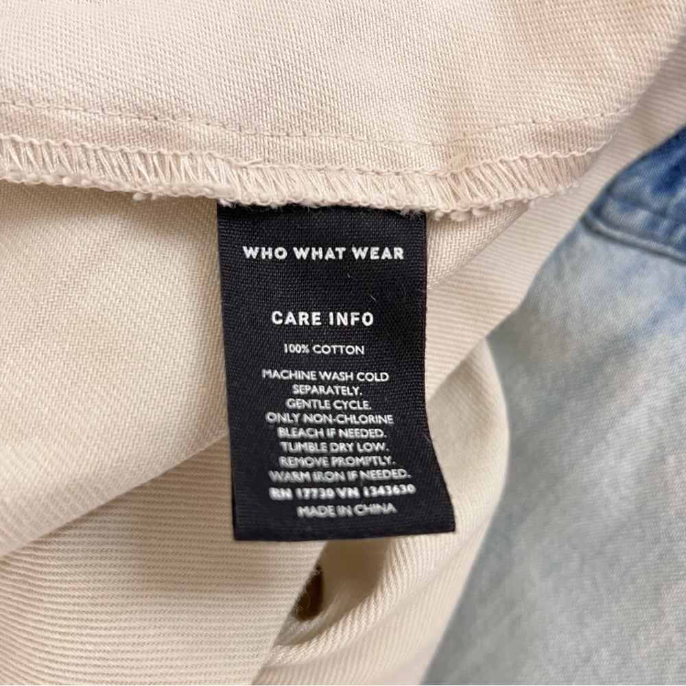 Off White Denim Zara dress belted - Picture 11 of 14